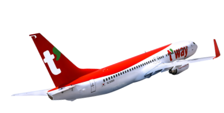 t'sway air ティーウェイ航空 飛行機