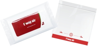 ＴＷオリジナルノベルティ（ウェットティッシュとオリジナルジッパーバック）